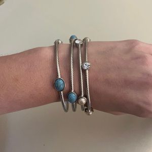Bracelets stacked